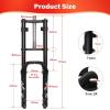image:image26 x 40 inch Fat Tire Oil Spring Suspension Fork  180mm Travel 135mm Spacing Hub 9mm QR Double Crown Shock Front Fork Fit for Fat Snow Beach Ebikes