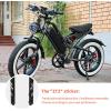 image:image26 x 40 inch Fat Tire Oil Spring Suspension Fork  180mm Travel 135mm Spacing Hub 9mm QR Double Crown Shock Front Fork Fit for Fat Snow Beach Ebikes